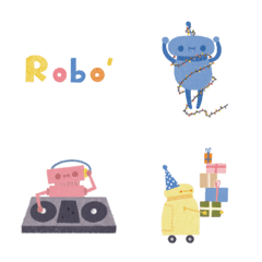 [LINE絵文字] robot _ partyの画像