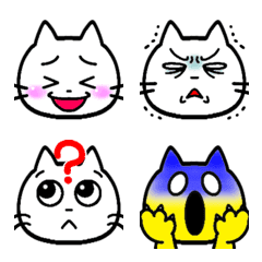 [LINE絵文字] 増えた！ズッキーキャットの絵文字の画像