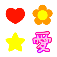 [LINE絵文字] かわいい推しカラー絵文字♡の画像