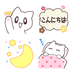 [LINE絵文字] 元気なねこちゃん4の画像