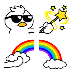 つながる！ずんぐりアヒルの絵文字メイン画像