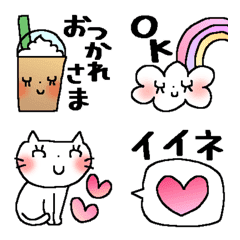 [LINE絵文字] 絵文字＊時々プチなスタンプの画像