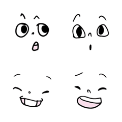 [LINE絵文字] face expression007の画像