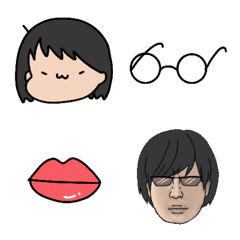 [LINE絵文字] コワモテの顔の画像