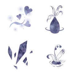 [LINE絵文字] Crystal Galaxyの画像