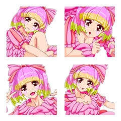 ラブリーサブカルロック ピンキーガールの絵文字メイン画像