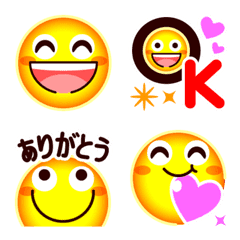 [LINE絵文字] 毎日、ニコちゃん絵文字の画像