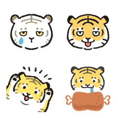 [LINE絵文字] ラクガキ動物園51【虎トラ2】の画像
