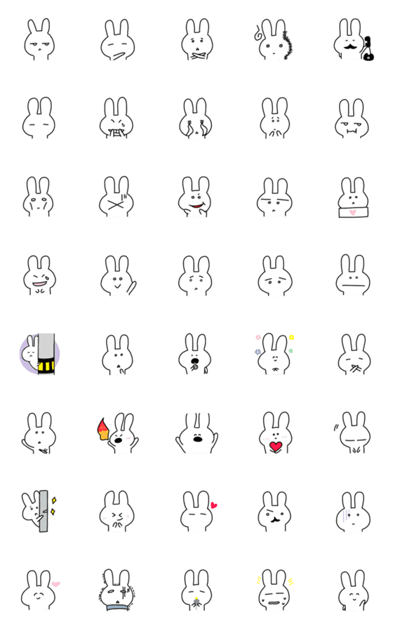 [LINE絵文字]らびっと。の画像一覧