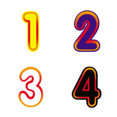 [LINE絵文字] Number emoji 13の画像