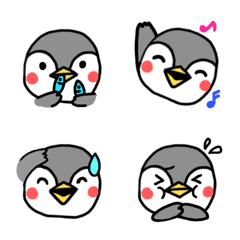 [LINE絵文字] 小さいペンギンの絵文字の画像