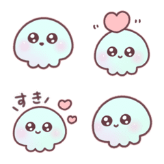 [LINE絵文字] ぷかぷかくらげちゃんの画像