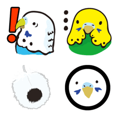 [LINE絵文字] セキセイインコのPちゃんの画像