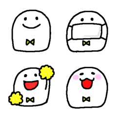 [LINE絵文字] 白男くん2の画像
