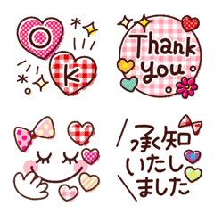 [LINE絵文字] 可愛く使えるemoji♡カラフルポップ*。✳︎の画像