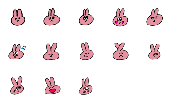 [LINE絵文字]ぴょんこの画像一覧