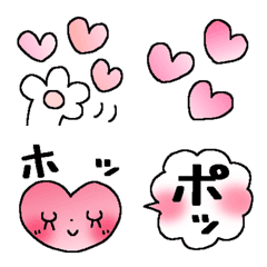 [LINE絵文字] 絵文字＊時々プチなスタンプ＊4の画像