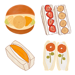 ふるーつさんどのえもじの絵文字メイン画像