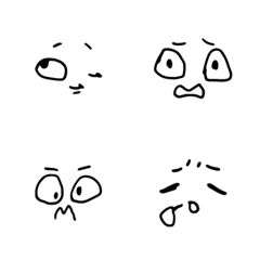 [LINE絵文字] face expression010の画像