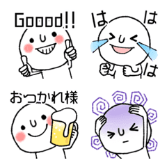 [LINE絵文字] ナチュラルでいたい人の絵文字の画像