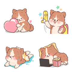 [LINE絵文字] SAIKOK THE DOG EMOJIの画像