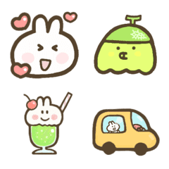 うさぎとタコ♪絵文字♪の絵文字メイン画像