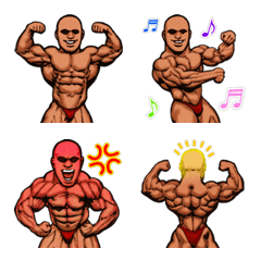 筋肉マッチョマッスル 絵文字の絵文字メイン画像