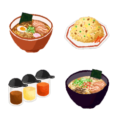 [LINE絵文字] かわいいラーメン屋さんの絵文字の画像