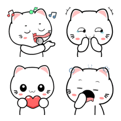[LINE絵文字] Miki the cat 3 : emojiの画像