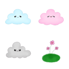 [LINE絵文字] Cloudy Cloudsの画像