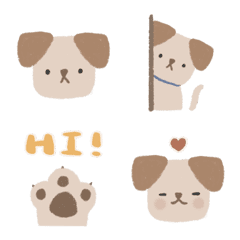[LINE絵文字] Facial Expression of AFU cute dogの画像