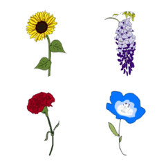[LINE絵文字] お花と野菜の絵文字の画像
