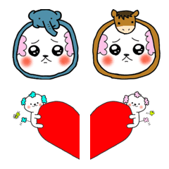 [LINE絵文字] もちもちうずぽん part2の画像