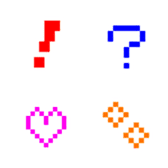 [LINE絵文字] ドット絵文字−Dot emojiの画像