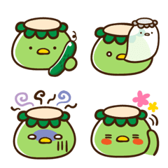 カッパ好き必見！シンプルかわいい絵文字の絵文字メイン画像