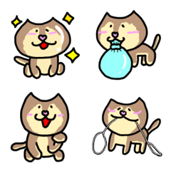 ゆる柴ハッピー犬の絵文字の絵文字メイン画像