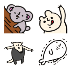 [LINE絵文字] こあらっくまの画像