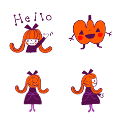 [LINE絵文字] ハロウィンが楽しくなりますようにの画像