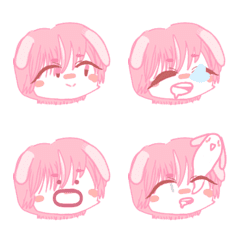 [LINE絵文字] Little bunny boy emoji naka(RP)の画像