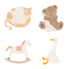 [LINE絵文字] JK- Animal Stickersの画像