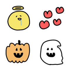ゆるっとゆるハロウィン♡絵文字の絵文字メイン画像