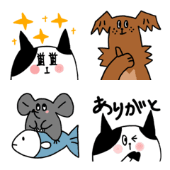 [LINE絵文字] 毎日使える「ねこやん」の絵文字の画像