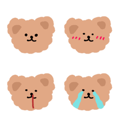 ふわふわくまさんの絵文字メイン画像