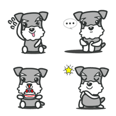 [LINE絵文字] Schnauzer Defaultの画像