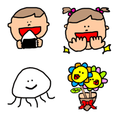 手書きシンプル 3の絵文字メイン画像
