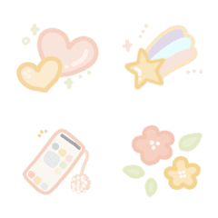 [LINE絵文字] Everything Pastel Cute Emojiの画像