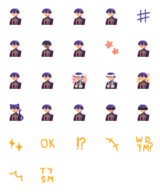 [LINE絵文字]scara's emojiの画像一覧