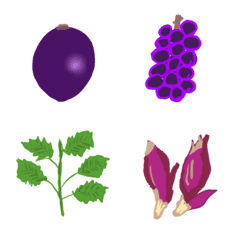 [LINE絵文字] 野菜と果物のゆるふわ絵文字の画像
