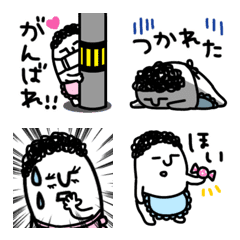 [LINE絵文字] 憎めないお母ちゃん絵文字♡の画像