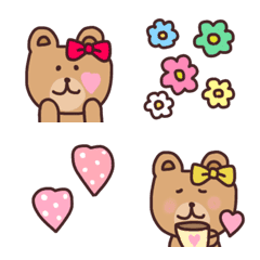 [LINE絵文字] 【cuteなクマさん】の画像